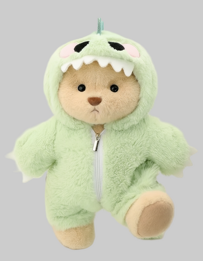 HugBear Furry Green Dino Bear