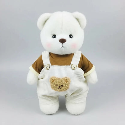 HugBear teddy bear with brown overalls