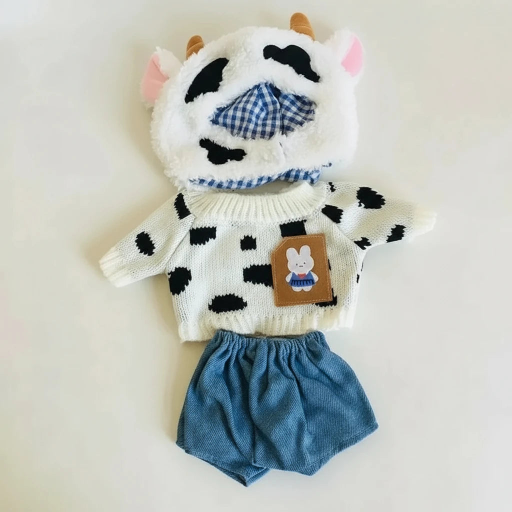 HugBear Cute Cow Outfit Bear
