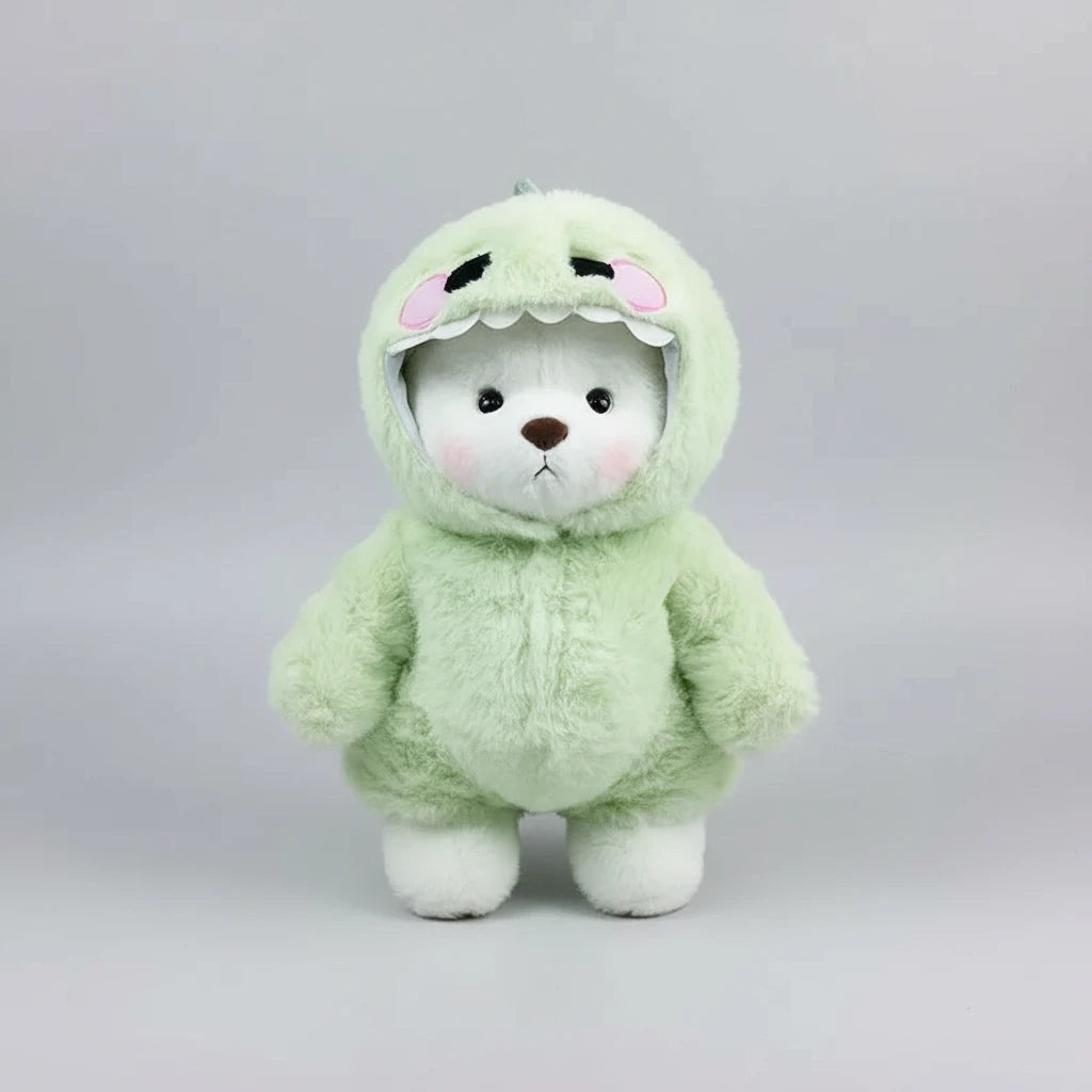 HugBear Furry Green Dino Bear