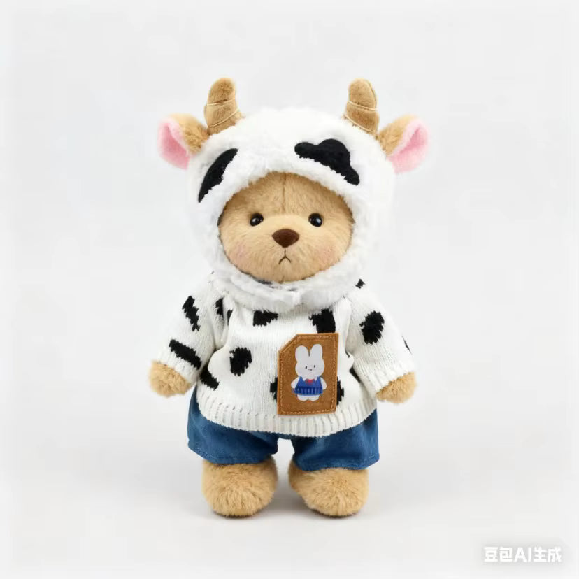 HugBear Cute Cow Outfit Bear